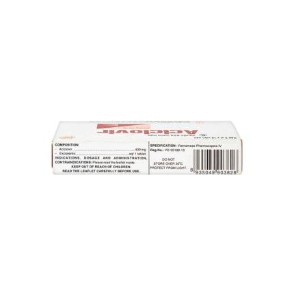 Thuốc Acyclovir 400mg Pharmedic