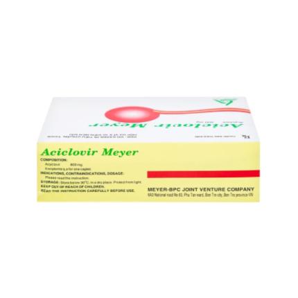 Thuốc Acyclovir Meyer 800mg (3)