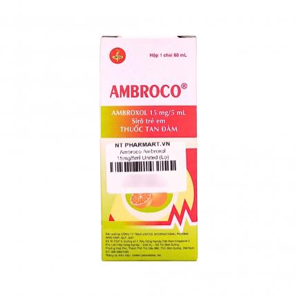 Ambroco Ambroxol 15mg 5ml United (4)