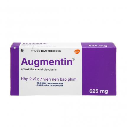 Thuốc Augmentin 625mg Điều trị nhiễm khuẩn