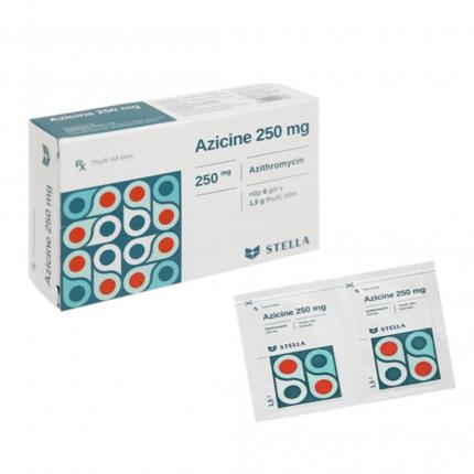 Azicine 250 mg Stella - Điều trị nhiễm khuẩn