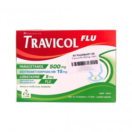 Travicol Flu 500mg (3)