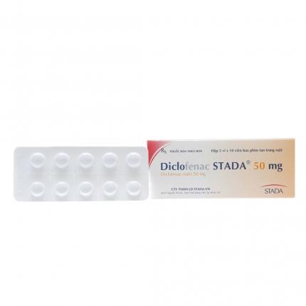 Thuốc chống viêm Diclofenac stada 50mg - Pharmart.vn