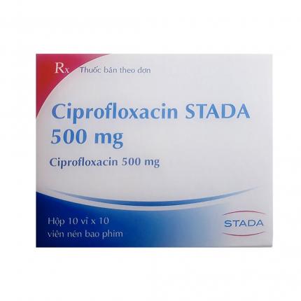 Thuốc Ciprofloxacin 500Mg Stada trị viêm phối tắc nghẽn