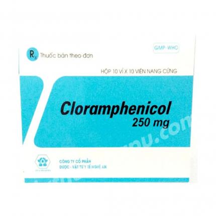 Thuốc Cloramphenicol 250mg Trị Nhiễm Khuẩn