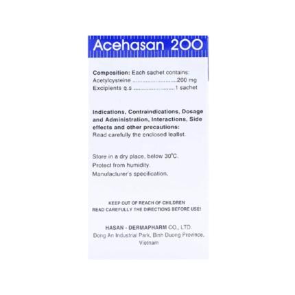 Cốm Acehasan 200mg (30 gói)