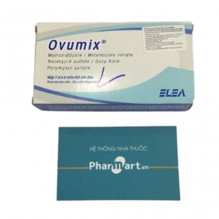 Ovumix được sử dụng để điều trị viêm âm đạo hay viêm âm hộ trong trường hợp nào?