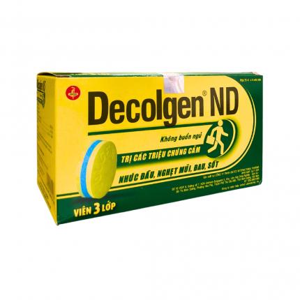 Thuốc Decolgen ND - Điều trị giảm đau, hạ sốt, cảm cúm