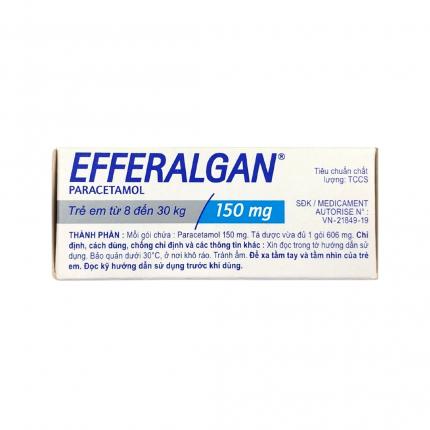 Efferalgan 150mg Bột H12 Gói (4)