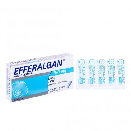 Thuốc Efferalgan 150 có tác dụng điều trị những loại đau nào từ nhẹ đến vừa?