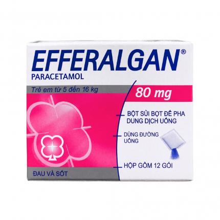 Thuốc Efferalgan 80mg - Điều trị giảm đau, hạ sốt