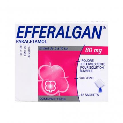 Thuốc Efferalgan 80mg - Điều trị giảm đau, hạ sốt