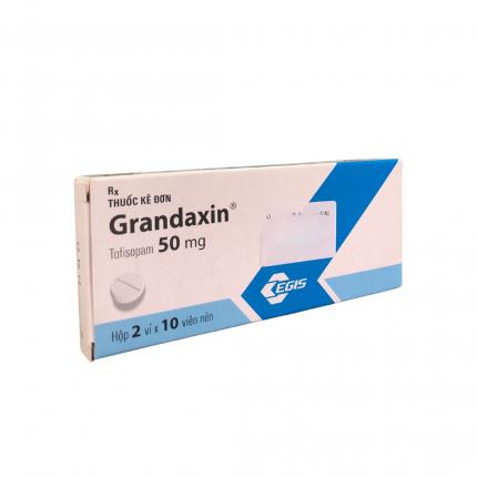 Grandaxin điều trị rối loạn tâm thần.