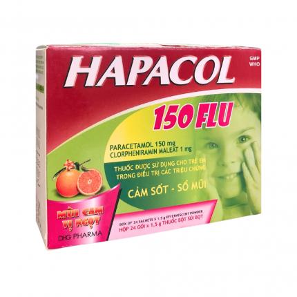 Thuốc Hapacol 150 Flu - Điều trị cảm cúm ở trẻ em