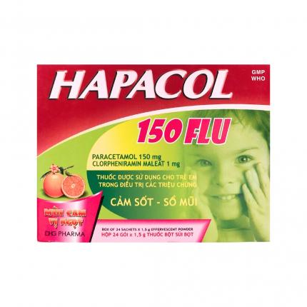 Thuốc Hapacol 150 Flu - Điều trị cảm cúm ở trẻ em