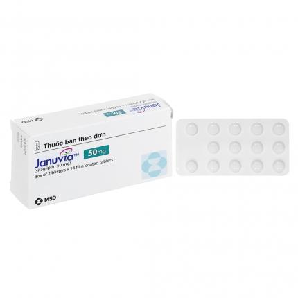 Thuốc Januvia 50mg điều trị tiểu đường