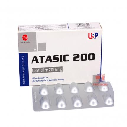 Thuốc kháng sinh Atasic 200mg