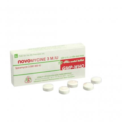 Thuốc kháng sinh Novomycine 3MIU