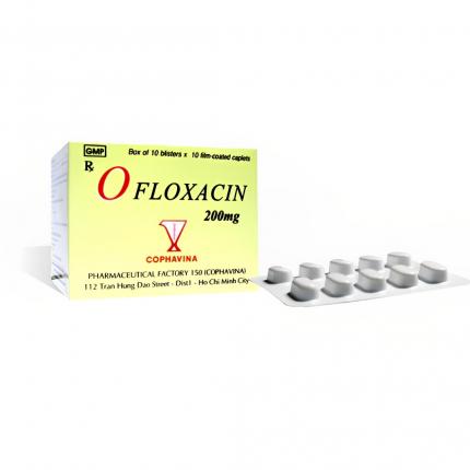 Thuốc kháng sinh Ofloxacin 200mg Armephaco