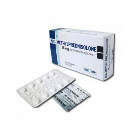 Thuốc Methylprednisolone 16mg Hộp 3 vỉ x 10 viên