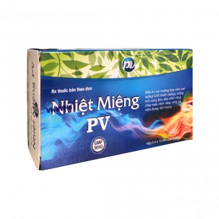 Thuốc Nhiệt miệng PV - Điều trị loét miệng, hôi miệng