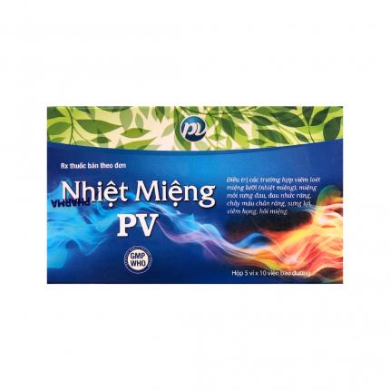 Thuốc Nhiệt miệng PV - Điều trị loét miệng, hôi miệng