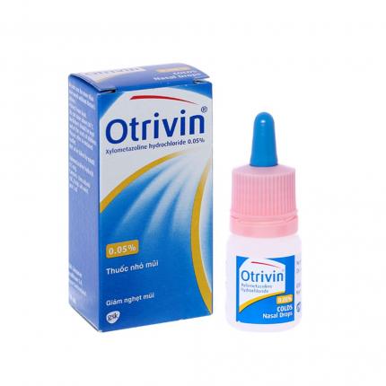 Đối tượng sử dụng thuốc nhỏ mũi Otrivin 0.05% là ai?
