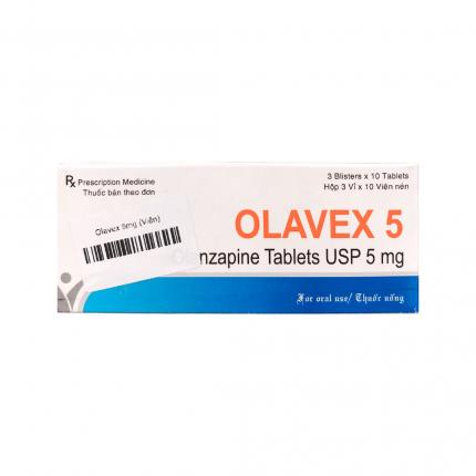Thuốc Olavex 5 - Điều trị tâm thần phân liệt, bệnh lưỡng cực