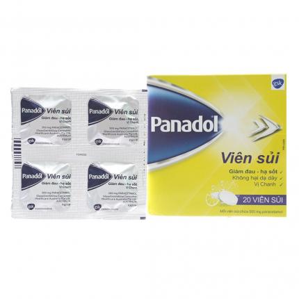 Thuốc Panadol 500mg viên sủi