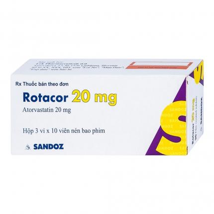 Thuốc Rotacor 20mg Hỗ Trợ Chế Độ Ăn Kiêng