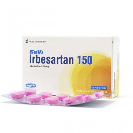 Thuốc Savi Irbesartan 150Mg trị tăng huyết áp