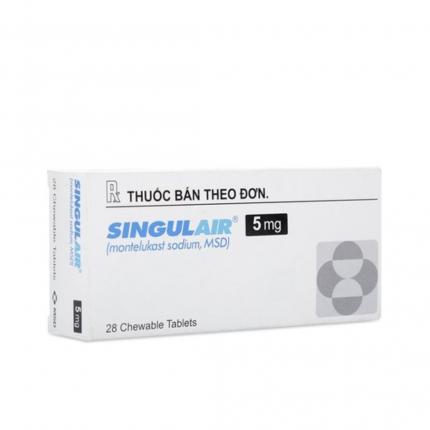 Thuốc Singulair 5mg Điều trị hen phế quản