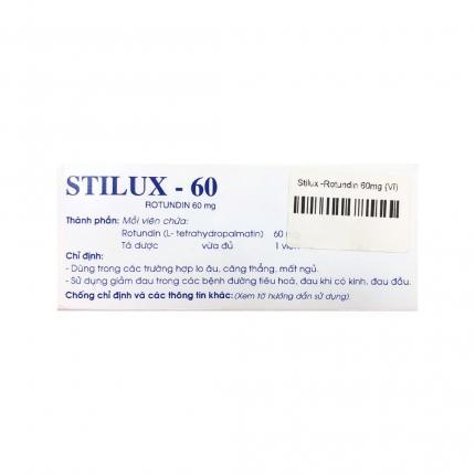 Thuốc Stilux 60mg - Điều trị lo âu, căng thẳng