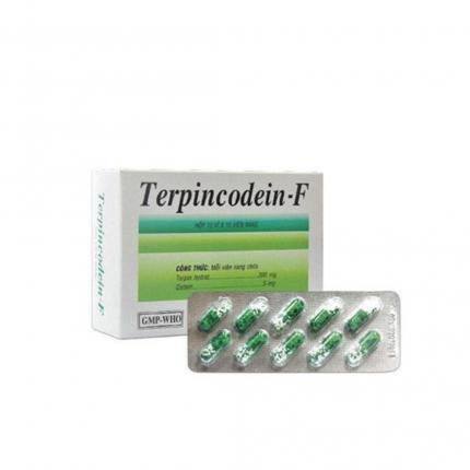 Thuốc Terpin Codein F 15mg làm giảm ho