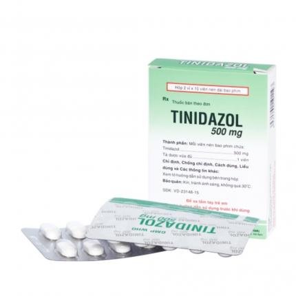 Thuốc Tinidazol 500Mg Bidiphar Điều trị nhiễm khuẩn