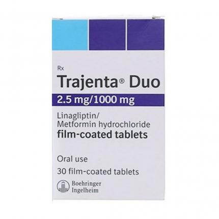 Thuốc Trajenta Duo 2,5mg/1000mg điều trị tiểu đường tuýp 2