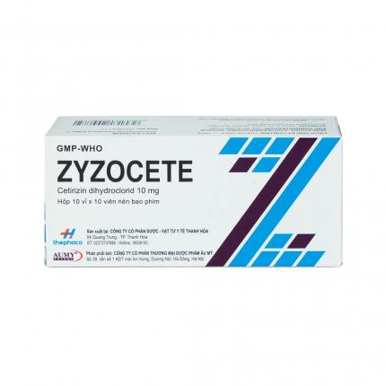 Thuốc Zyzocete 10mg - Điều trị viêm mũi dị ứng