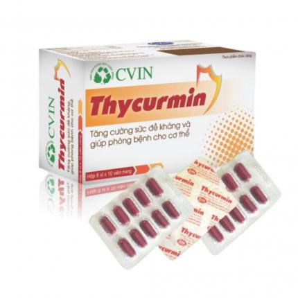 Thycurmin Cvin hộp 60 viên hỗ trợ tăng sức đề kháng, sử dụng xạ trị