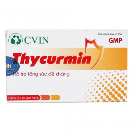 Thycurmin Cvin hộp 60 viên hỗ trợ tăng sức đề kháng, sử dụng xạ trị 2