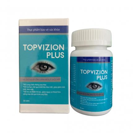 Topvizion Plus - Hạn chế quá trình lão hóa mắt, hỗ trợ thị lực