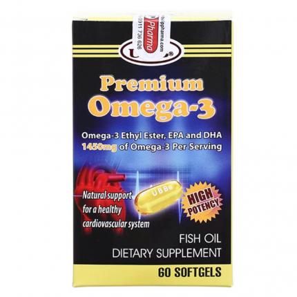 UBB Premium Omega 3 bổ mắt, bổ não, giảm mỡ máu hộp 60 viên 2