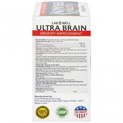 Ultra Brain - Hỗ trợ bổ sung DHA, EPA cho cơ thể