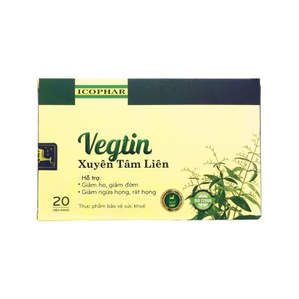 Vegtin Xuyên Tâm Liên - Giảm Ho, Đờm, Ngứa Họng