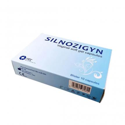 Viên đặt phụ khoa Silnozigyn hộp 1 vỉ x 10 viên