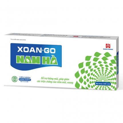 Viên ngậm Xoan-go Nam Hà - Hỗ trợ xông mũi