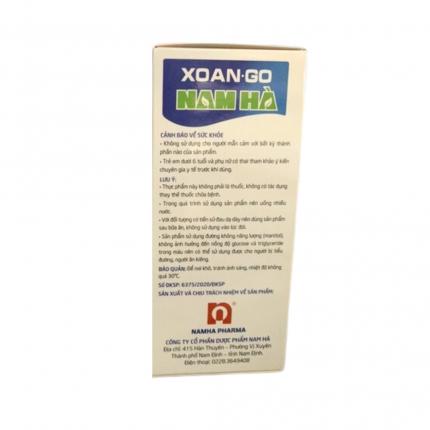 Công dụng của Viên ngậm Xoan-go Nam Hà