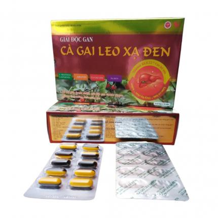 Viên uống Cà gai leo Xạ đen Hải Linh - Giải độc gan