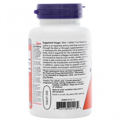 Now L-Lysine 1000mg