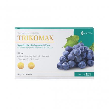 Viên uống Trikomax - Hỗ trợ điều trị bệnh trĩ hộp 10 viên