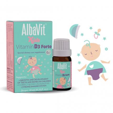 Vitamin D3 dạng nhỏ giọt cho bé Albavit Kids